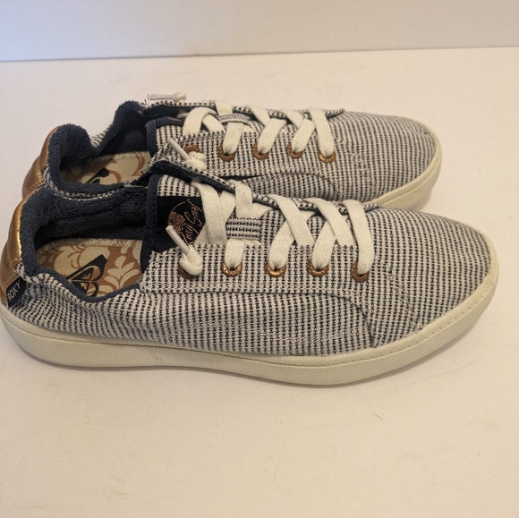 Roxy Crews Court Sneakers Sz. 8.5 - Picture 4 of 6